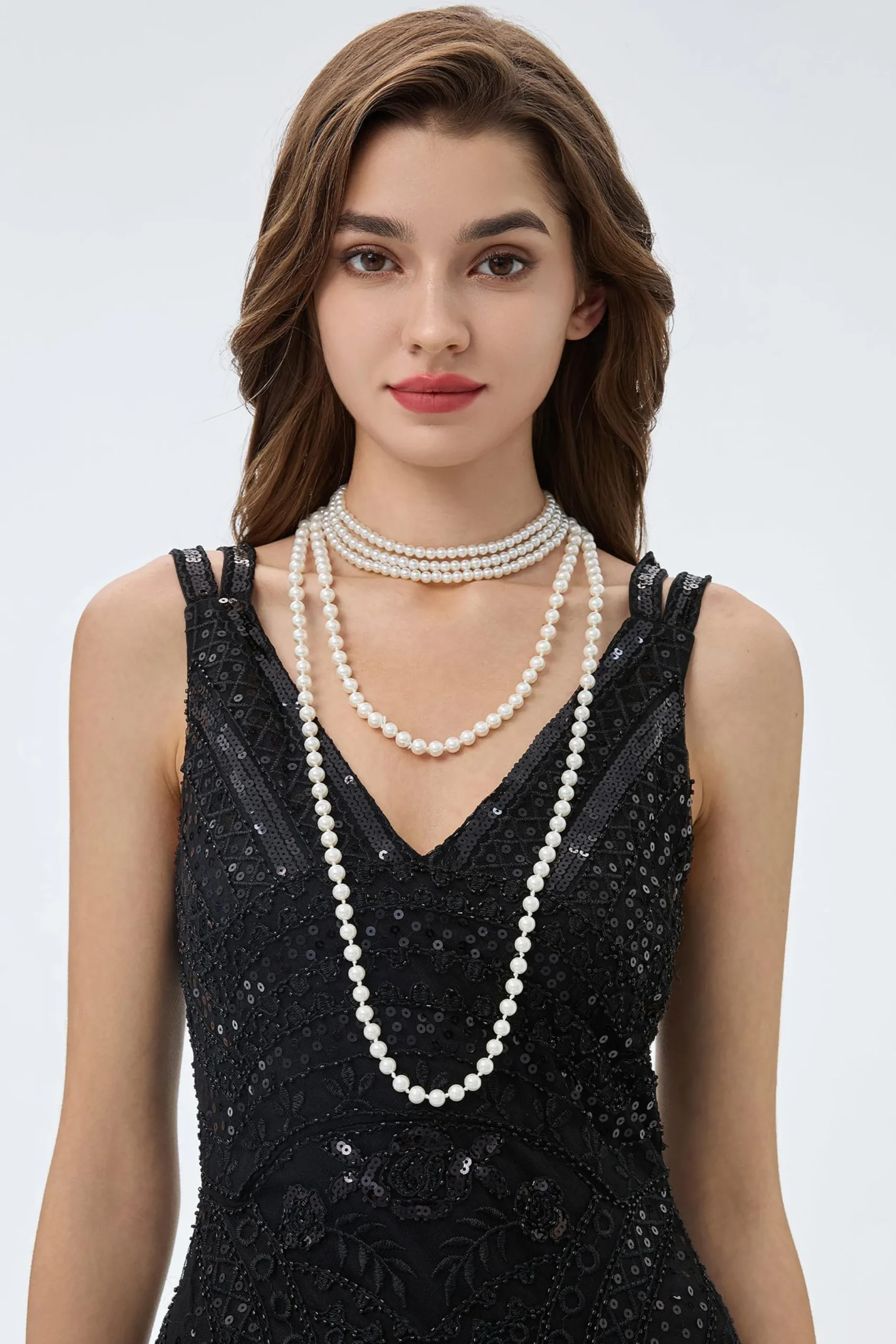 BABEYOND Necklaces | Pearl<Glamorous Multi Layer Pearl Necklace Set