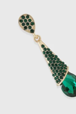 BABEYOND Earrings | Vintage<Glamorous Pave Teardrop Earrings