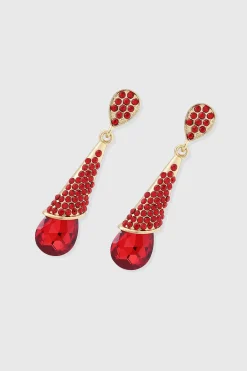 BABEYOND Earrings | Vintage<Glamorous Pave Teardrop Earrings