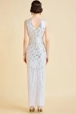 BABEYOND Evening Dresses | Wedding Dresses<Glamorous Peacock Sequin Slit Evening Gown