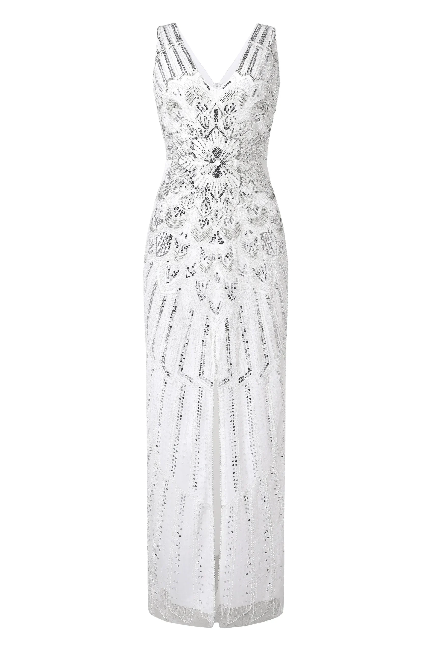 BABEYOND Evening Dresses | Wedding Dresses<Glamorous Peacock Sequin Slit Evening Gown