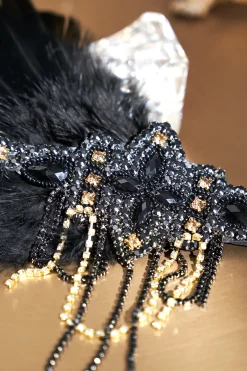 BABEYOND Feather | Chain<Glitter Rhinestone Chain Headband
