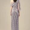 BABEYOND Evening Dresses | Wedding Dresses<Glittering Draped Off-Shoulder Evening Gown