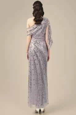 BABEYOND Evening Dresses | Wedding Dresses<Glittering Draped Off-Shoulder Evening Gown