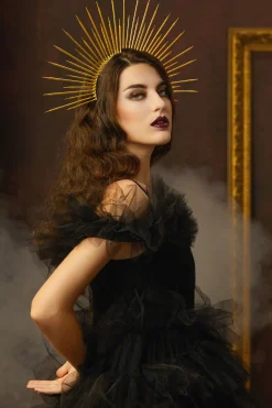 BABEYOND Halo Crown<Glittering Greek Goddess Sunburst Halo Crown