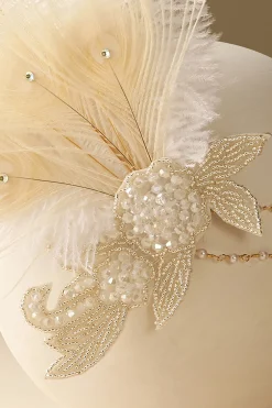 BABEYOND Feather | Feather<Gorgeous Beaded Feather Hairband