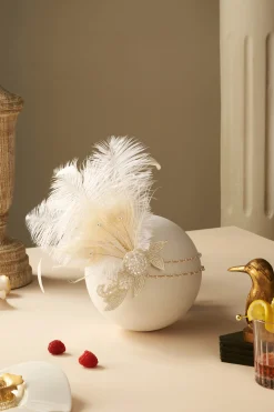 BABEYOND Feather | Feather<Gorgeous Beaded Feather Hairband