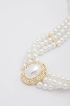 BABEYOND Lady | Necklaces<Gorgeous Pearl Choker Necklace Set