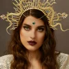 BABEYOND Halo Crown<Gorgeous Serpent Flower Halo Crown