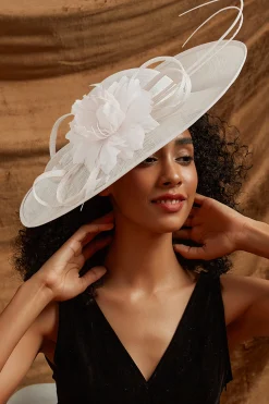BABEYOND Fascinators<Graceful Floral Loop Fascinator
