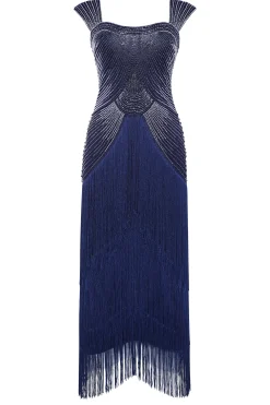 BABEYOND Evening Dresses | Sequin<Graceful Gradient Bead Fringe Evening Gown