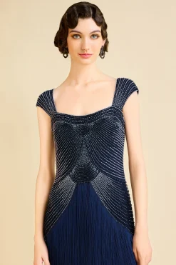 BABEYOND Evening Dresses | Sequin<Graceful Gradient Bead Fringe Evening Gown