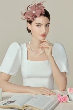 BABEYOND Fascinators<Graceful Tea Party Derby Fascinator