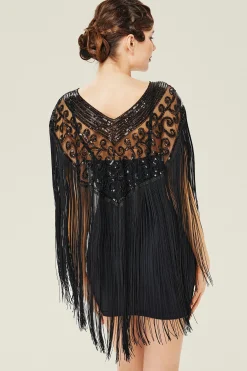 BABEYOND Shawls & Scarves<Heart Shaped Long Fringed Sequin Shawl
