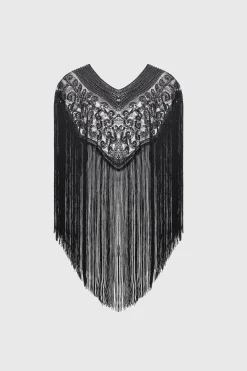 BABEYOND Shawls & Scarves<Heart Shaped Long Fringed Sequin Shawl
