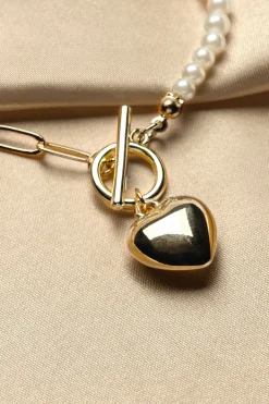 BABEYOND Necklaces | Pearl<Heart-Shaped Pendant Pearl Necklace