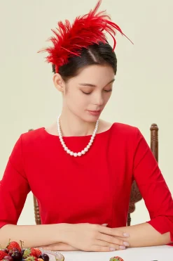 BABEYOND Fascinators<Kentucky Feather Headband Fascinator