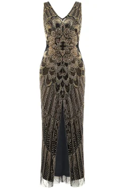 BABEYOND Evening Dresses | Plus Size<La Revue Nègre Beaded Hem Evening Gown