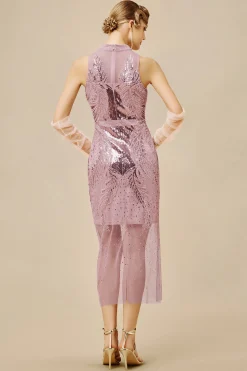 BABEYOND Evening Dresses | Formal Dresses<La Revue Nègre Feather Beading Evening Gown