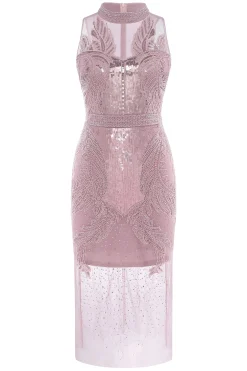 BABEYOND Evening Dresses | Formal Dresses<La Revue Nègre Feather Beading Evening Gown