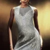 BABEYOND Flapper Dresses | Sequin<La Revue Nègre Feather Embroidery Flapper Dress