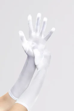 BABEYOND Gloves | Flapper<15" Long Satin Stretchy Flapper Gloves