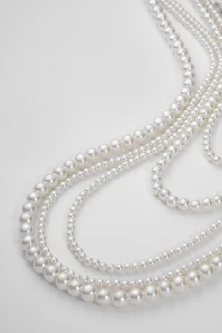 BABEYOND Necklaces | Pearl<Lustrous Long Multi-Layer Pearl Necklace