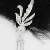 BABEYOND Feather | Feather<Luxurious Beaded Feather Hair Clip