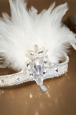 BABEYOND Feather | Feather<Luxurious Beaded Feather Headband