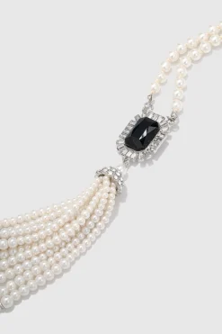 BABEYOND Necklaces | Pearl<Luxurious Gem Pearl Tassel Necklace