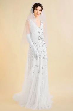 BABEYOND Evening Dresses | Formal Dresses<Luxurious Rhinestone Beaded Mermaid Evening Gown