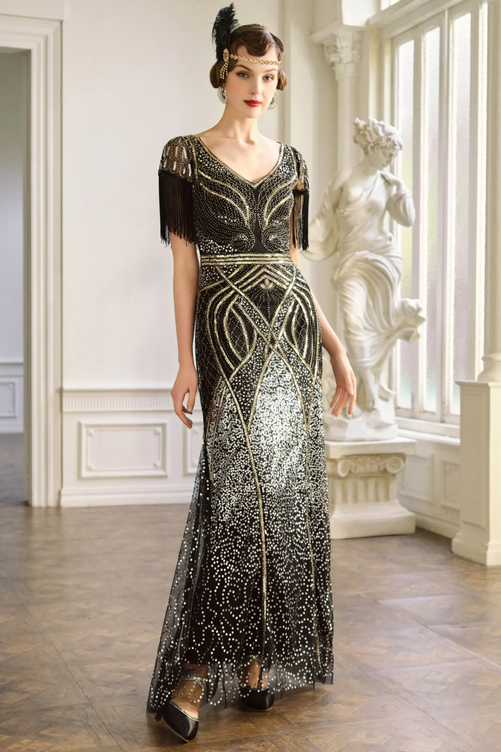 BABEYOND Evening Dresses | Sequin<Mermaid Hem Maxi Bodycon Cocktail Dress
