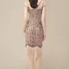 BABEYOND Sequin | Flapper Dresses<Multicolor Beading Fringe Flapper Dress