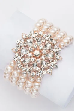 BABEYOND Bracelets | Pearl<Multilayer Zircon Pearl Elastic Bracelet