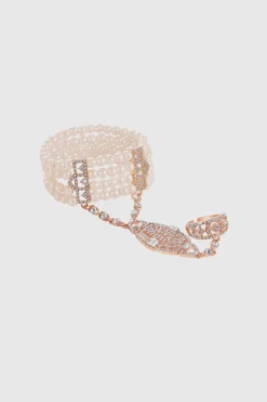 BABEYOND Bracelets | Pearl<Multi-Layered Crystal Beaded Pearl Bracelet