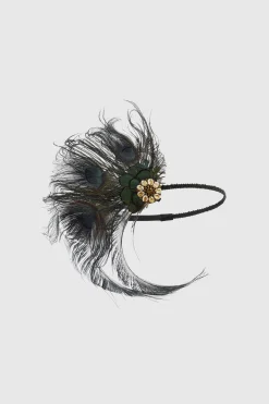 BABEYOND Feather<Nymph Peacock Feather Headpiece