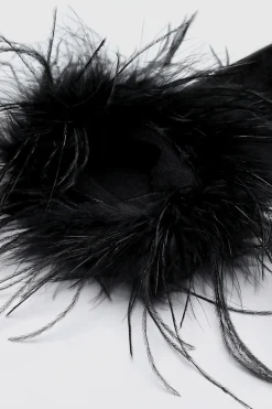 BABEYOND Gloves | Flapper<18.9" Ostrich Feather Satin Gloves