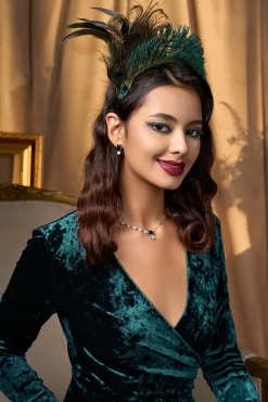 BABEYOND Fascinators<Peacock Feather Fascinator Headband