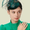 BABEYOND Fascinators<Peacock Feather Flapper Fascinator