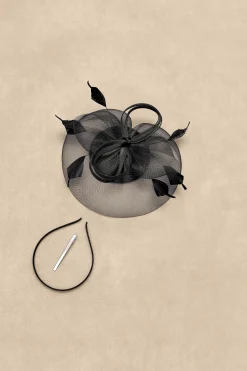 BABEYOND Fascinators<Pillbox Feather Bow Knot Fascinator
