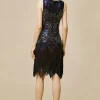 BABEYOND Flapper Dresses | Fringe<Princesse Tam Tam Cut Out Flapper Dress