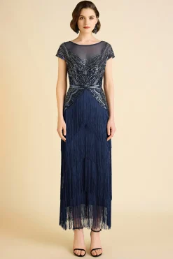 BABEYOND Evening Dresses | Formal Dresses<Radiant Iridescent Sequin Fringe Evening Gown