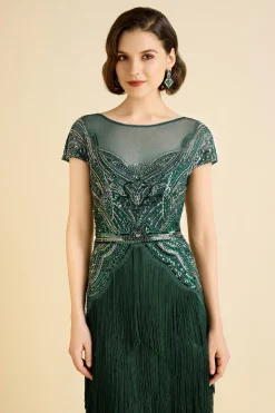 BABEYOND Evening Dresses | Formal Dresses<Radiant Iridescent Sequin Fringe Evening Gown