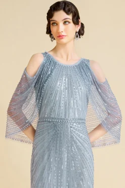 BABEYOND Evening Dresses | Formal Dresses<Radiant Sequins Cape Sleeve Evening Gown