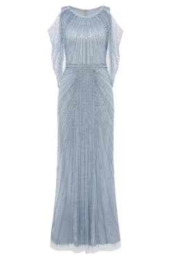 BABEYOND Evening Dresses | Formal Dresses<Radiant Sequins Cape Sleeve Evening Gown