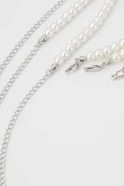 BABEYOND Necklaces | Pearl<Radiant Triple Layer Pearl Choker