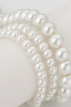 BABEYOND Necklaces | Pearl<Radiant Triple Layer Pearl Choker