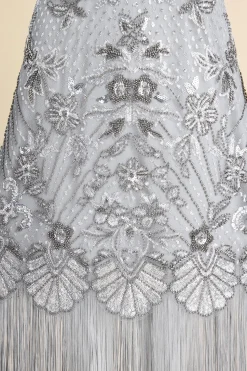 BABEYOND Flapper Dresses | Fringe<Refined Halter Neck Fringe Shoulder Flapper Dress