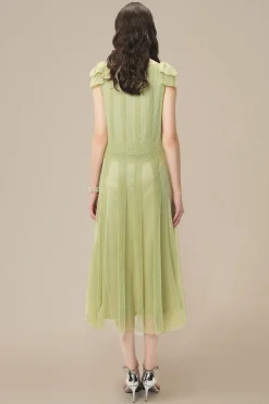 BABEYOND Day Dresses<Retro Bow Beaded A-Line Day Dress
