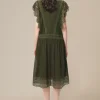 BABEYOND Day Dresses<Retro Charm Lace Trimmed Day Dress